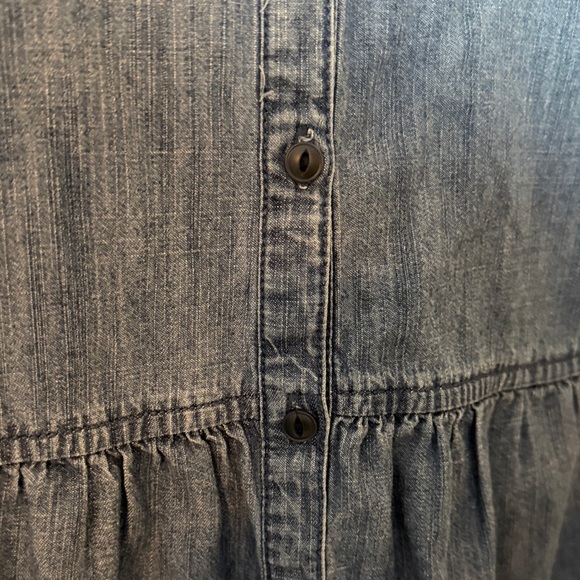 Madewell Indigo Tiered Blouse - Picture 6 of 6